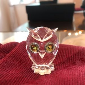 Swarovski crystal owl